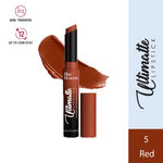 Buy Blue Heaven Ultimatte Non-Transfer Lipstick for women Enriched with Shea Butter & Vitamin E, Matte Finish, Smudge Proof & Waterproof Long Lasting Lipstick Upto 12Hrs, 05 | 2.2 gm - Purplle