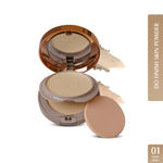 Buy Glam 21 Duo Finish, Bright Skin Powder | Smooth Satin Texture | Long-lasting Mate Finish | Light Linen-01 18 gm - Purplle