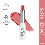 Buy Mila Beaute Non-Transfer Matte Locked-In Lipstick - 4 Hot Nude, 3.2 gm - Purplle