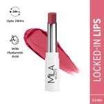 Buy Mila Beaute Non-Transfer Matte Locked-In Lipstick - 5 Peachy Pink, 3.2 gm - Purplle