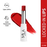 Buy Mila Beaute Non-Transfer Matte Locked-In Lipstick - 12 Fresh Tomato, 3.2 gm - Purplle