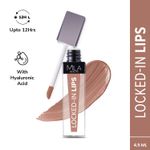 Buy Mila Beaute Non-Transfer Locked-In Liquid Lipstick- 05 Milk Tea, 4.5 ml - Purplle