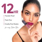 Buy Mila Beaute Non-Transfer Locked-In Liquid Lipstick- 12 Sour Punch, 4.5 ml - Purplle