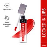 Buy Mila Beaute Non-Transfer Locked-In Liquid Lipstick- 15 Flaming Chips, 4.5 ml - Purplle