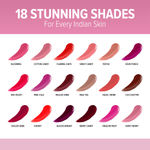 Buy Mila Beaute Non-Transfer Locked-In Liquid Lipstick- 18 Mulled Wine, 4.5 ml - Purplle
