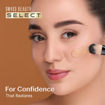 Buy Swiss Beauty Select Super Radiant Skin Tint Foundation for Face Makeup| Medium Coverage |Easy Blendable |Long Lasting| With Hyaluronic Acid and Glycerin 4 Almond Glow| 30 gm - Purplle