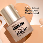 Buy Swiss Beauty Select Super Radiant Skin Tint Foundation for Face Makeup| Medium Coverage |Easy Blendable |Long Lasting| With Hyaluronic Acid and Glycerin 4 Almond Glow| 30 gm - Purplle