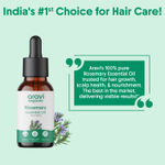 Buy Aravi Organic 100 % Pure And Natural Rosemary Essential Oil for Hair Growth, Hair Fall Control, Hair Nourishment & Strengthens And Skin Care - Rosemary Oil for Women and Men - 30 ml - Purplle