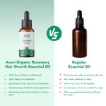 Buy Aravi Organic 100 % Pure And Natural Rosemary Essential Oil for Hair Growth, Hair Fall Control, Hair Nourishment & Strengthens And Skin Care - Rosemary Oil for Women and Men - 30 ml - Purplle