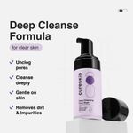 Buy Cureskin Deep Cleanse Salicylic Acid Face Wash for Oily Skin | Salicylic Acid Foaming Face Wash for Men and Women, 100 ml - Purplle