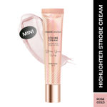Buy FACES CANADA Strobe Cream Mini- Rose Gold, (18 gm) | Primer + Highlighter + Moisturizer | Shea Butter & Hyaluronic Acid | Intense Hydration | Flawless Radiant Dewy Skin | Illuminating & Glowing Makeup Base - Purplle