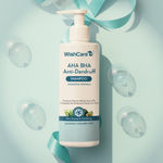Buy WishCare Hydrating AHA BHA Anti Dandruff Shampoo -Piroctone Olamine, Salicylic Acid, LHA, Probiotics - 250 ml - Purplle