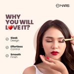 Buy MARS Artist's Arsenal Precision Eye Brush | Ultra-Fine Bristles | Perfect for Master Detailed Application | Multi-Functional | Soft and Ergonomic Design | Luxe Packaging (Golden) - Purplle