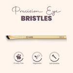 Buy MARS Artist's Arsenal Precision Eye Brush | Ultra-Fine Bristles | Perfect for Master Detailed Application | Multi-Functional | Soft and Ergonomic Design | Luxe Packaging (Golden) - Purplle