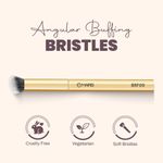 Buy Artist's Arsenal Angular Buffing Brush | Precision Contouring & Blending | Soft Synthetic Bristles | Versatile Function | Ergonomic Handle for Effortless Application | Luxe Packaging ( Golden ) 1 Pc - Purplle