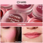 Buy MARS Lip & Cheek Tint for Bold Pop Color (2.8 gm) (04-Ruby Red - Protect Your Energy) | Demi Matte Finish | Dual Function | Buildable High Pigmentation | Long-Lasting Color | Weightless Wear - Purplle