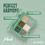 Buy MARS Blooming Matte & Shimmer Eyeshadow Palette (4.8 gm) (01-Plush) | Highly Pigmented | Blendable | Perfect for Any Occasion | Multicolor | All Skin Type | Travel Friendly - Purplle