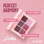 Buy MARS Blooming Matte & Shimmer Eyeshadow Palette (4.8 gm) (02-Dahlia) | Highly Pigmented | Blendable | Perfect for Any Occasion | Multicolor | All Skin Type | Travel Friendly - Purplle
