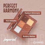 Buy MARS Blooming Matte & Shimmer Eyeshadow Palette (4.8 gm) (03-Imperial) | Highly Pigmented | Blendable | Perfect for Any Occasion | Multicolor | All Skin Type | Travel Friendly - Purplle