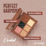 Buy MARS Blooming Matte & Shimmer Eyeshadow Palette (4.8 gm) (04-Orchid) | Highly Pigmented | Blendable | Perfect for Any Occasion | Multicolor | All Skin Type | Travel Friendly - Purplle