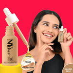 Buy NY Bae Flawless Glow Duo (2) | 3IN1 Serum Foundation - Warm Milk 09 | HD Spotless Concealer - Light Ivory 01 | Evens Skin Tone | Full Coverage | Makeup Kit - Combo of 2 - Purplle