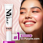Buy NY Bae Velvet Lip & Strobe Glow Combo | Velvet Mousse Lipstick - Cheeky Nude 09 | Strobe Cream - Pink Topaz | Glowing Korean Skin | Smudgeproof Lipstick | Makeup Kit - Purplle
