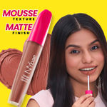 Buy NY Bae Velvet Lip & Strobe Glow Combo | Velvet Mousse Lipstick - Cheeky Nude 09 | Strobe Cream - Pink Topaz | Glowing Korean Skin | Smudgeproof Lipstick | Makeup Kit - Purplle