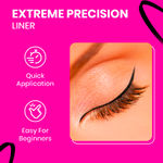 Buy NY Bae Skeyeliner Glam & Nail Delight | Black Eyeliner | Matte Finish | Long Lasting | Quick Dry | Eye Makeup | Red Nail Polish | Glossy Finish | Chip-proof | Quick Drying ,Combo of 2 - Purplle