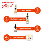 Buy Good Vibes Anti Blemish Vitamin C CTSM Combo (Set of 4) (Face wash 120 ml + Toner 120 ml + Serum 10 ml + Moisturizer 50 gm ) - Purplle