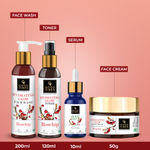 Buy Good Vibes Rosehip Range Combo Kit (Face Wash + Toner+ Face Serum + Face Cream) (Free Pouch) ,Combo of 5 - Purplle