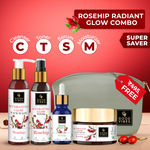 Buy Good Vibes Rosehip Range Combo Kit (Face Wash + Toner+ Face Serum + Face Cream) (Free Pouch) ,Combo of 5 - Purplle