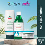 Buy Alps Goodness Anti Frizz Combo with Coconut, Argan Oil & Hyaluronic Acid Powered Shampoo (290 ml), Conditioner (200 ml) & Hair Mask (175 gm) - Purplle