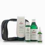 Buy Alps Goodness Anti Hairfall Range with Fenugreek, Biotin & Redensyl (Pack of 5) | Shampoo (290 ml) + Conditioner (200 ml) + Scalp Serum (30 ml) + Hair Oil (105 ml) + Travel Pouch - Purplle