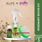Buy Alps Goodness Rosemary Revive Kit I Rosemary Water Spray (100 ml) + Rosemary Essential Oil (10 ml) + Scalp Massager I Hair Growth Expert I For Skin & Hair I Fights Acne I Improves Scalp Health - Purplle