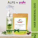 Buy Alps Goodness Hair Renewal Duo with Rosemary Water Spray (100ml) & Amla Reetha Shikakai Powder | Hair Growth Experts | Long Thick Hair | Viral Rosemary Rinse | Hair mask - Purplle