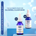 Buy DERMDOC Clear Skin Radiance Set | DERMDOC by Purplle 10% Niacinamide Face Serum (30 ml) | DermDoc 2% Salicylic Acid Face Serum (15 ml) - Purplle