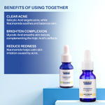Buy DERMDOC Clear Skin Radiance Set | DERMDOC by Purplle 10% Niacinamide Face Serum (30 ml) | DermDoc 2% Salicylic Acid Face Serum (15 ml) - Purplle