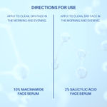 Buy DERMDOC Clear Skin Radiance Set | DERMDOC by Purplle 10% Niacinamide Face Serum (30 ml) | DermDoc 2% Salicylic Acid Face Serum (15 ml) - Purplle