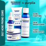 Buy DERMDOC by Purplle 2% Salicylic Acid Face Wash for Acne and Dark Spots (120 ml) | 10% Niacinamide Face Serum (15 ml) | 4% Niacinamide Face Cream (50 gm) | UVA & UVB Broad Spectrum Sun Protection Gel Cream with SPF 30 & PA+++ - Purplle