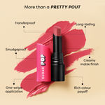 Buy SUGAR POP Ultrastay Transferproof Lipstick 03 Coral Delight - 4 gm - Enriched with Vitamin E | Smooth Glide | Waterproof | Longlasting - Purplle