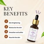 Buy Aroma Treasures White Glow Face Serum | Skin Brightening and Anti-Dark Spots | Lightens, Nourishes, Repairs | 97% Natural to Naturally Derived Ingredients | For all skin types - 30 ml - Purplle