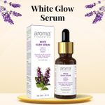 Buy Aroma Treasures White Glow Face Serum | Skin Brightening and Anti-Dark Spots | Lightens, Nourishes, Repairs | 97% Natural to Naturally Derived Ingredients | For all skin types - 30 ml - Purplle