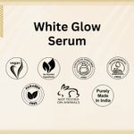 Buy Aroma Treasures White Glow Face Serum | Skin Brightening and Anti-Dark Spots | Lightens, Nourishes, Repairs | 97% Natural to Naturally Derived Ingredients | For all skin types - 30 ml - Purplle