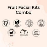 Buy Aroma Treasures Fruit Facial Kits Combo (Watermelon, Strawberry & Blackcurrant kit), 75 gm - Purplle