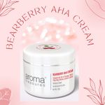 Buy Aroma Treasures Bearberry AHA white glow face cream for women and men | Day cream for daily use | Natural white glow cream (50 gm) - Purplle