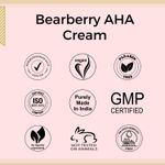 Buy Aroma Treasures Bearberry AHA white glow face cream for women and men | Day cream for daily use | Natural white glow cream (50 gm) - Purplle