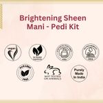 Buy Aroma Treasures Brightening Sheen Mani-Pedi Kit - Single Time, 52 gm - Purplle
