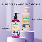 Buy mCaffeine Blueberry Winter Care (Body wash (300 ml) + Body Lotion (300 ml)) - Purplle