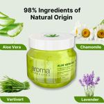 Buy Aroma Treasures aloe vera gel for face, skin, body & hair | Paraben free aloevera gel for glowing skin suitable for men & women - 500 gm - Purplle