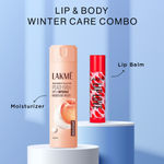 Buy Lakme Lip & Body Winter Care Combo (Lip Love Chapstick (4.5 gm) + Peach Milk Body Lotion (120 ml)) - Purplle